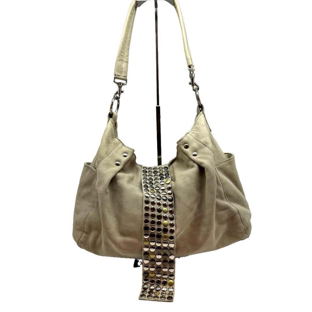 andA×TRESトレ Y2K スタッズトートバッグ レザー 2way 平成