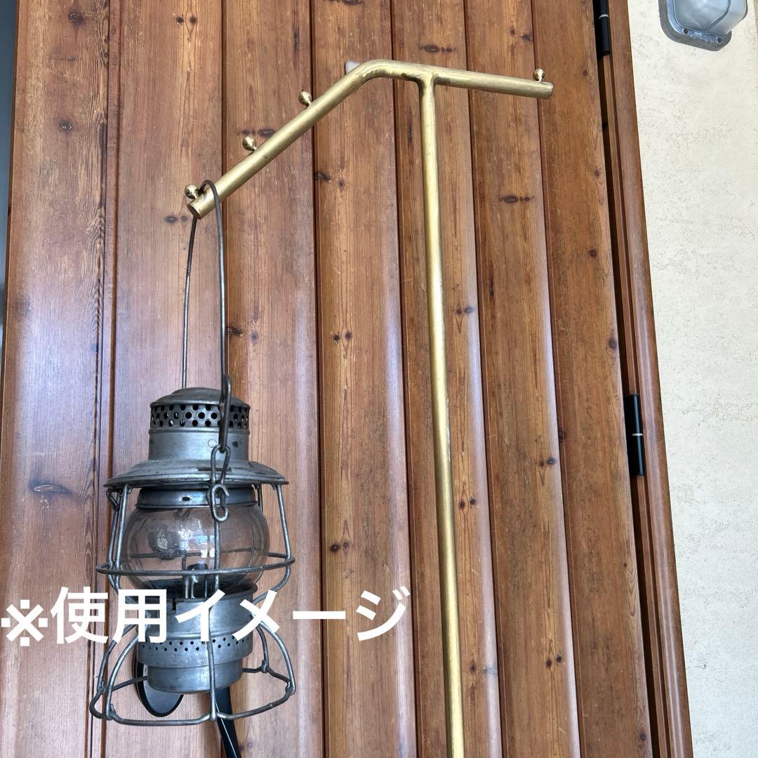 ゴールド インダストリアル スラントハンガー アイアン ラック 無骨 シャビー