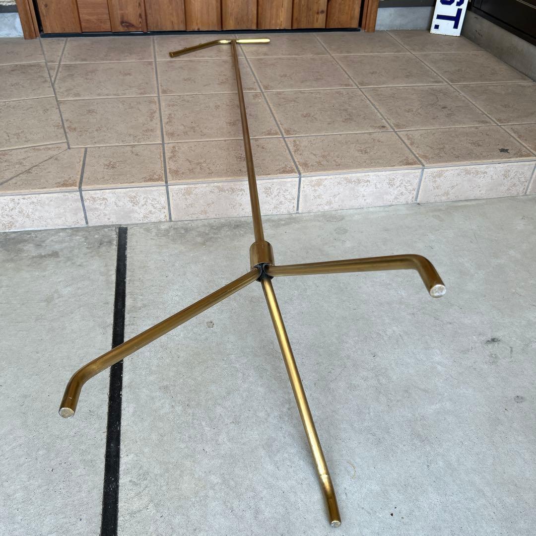 ゴールド インダストリアル スラントハンガー アイアン ラック 無骨 シャビー