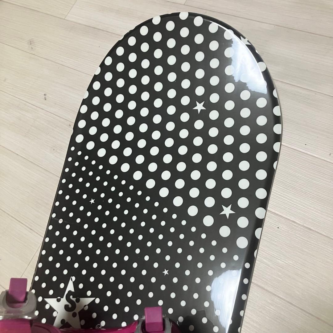 【美品】カバー付STELLA STLOO QUEEステラスノーボードセット140