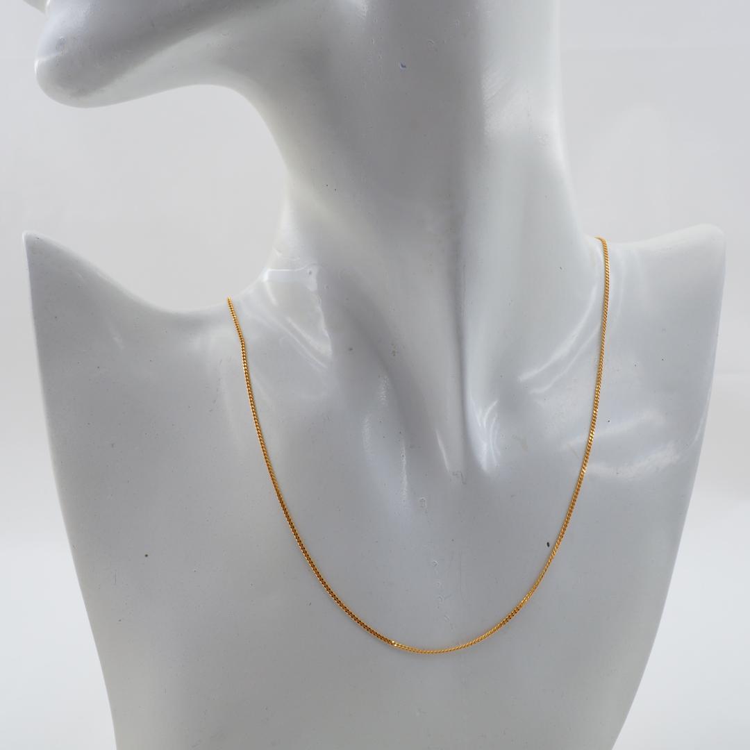 カルティエ チェーンネックレス 喜平 48cm K18YG 保証書