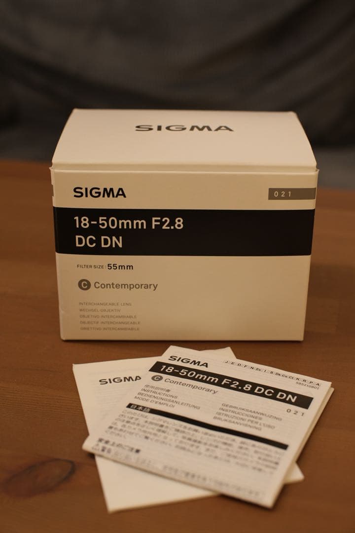 シグマ SIGMA 18-50mm f2.8 Xマウント用