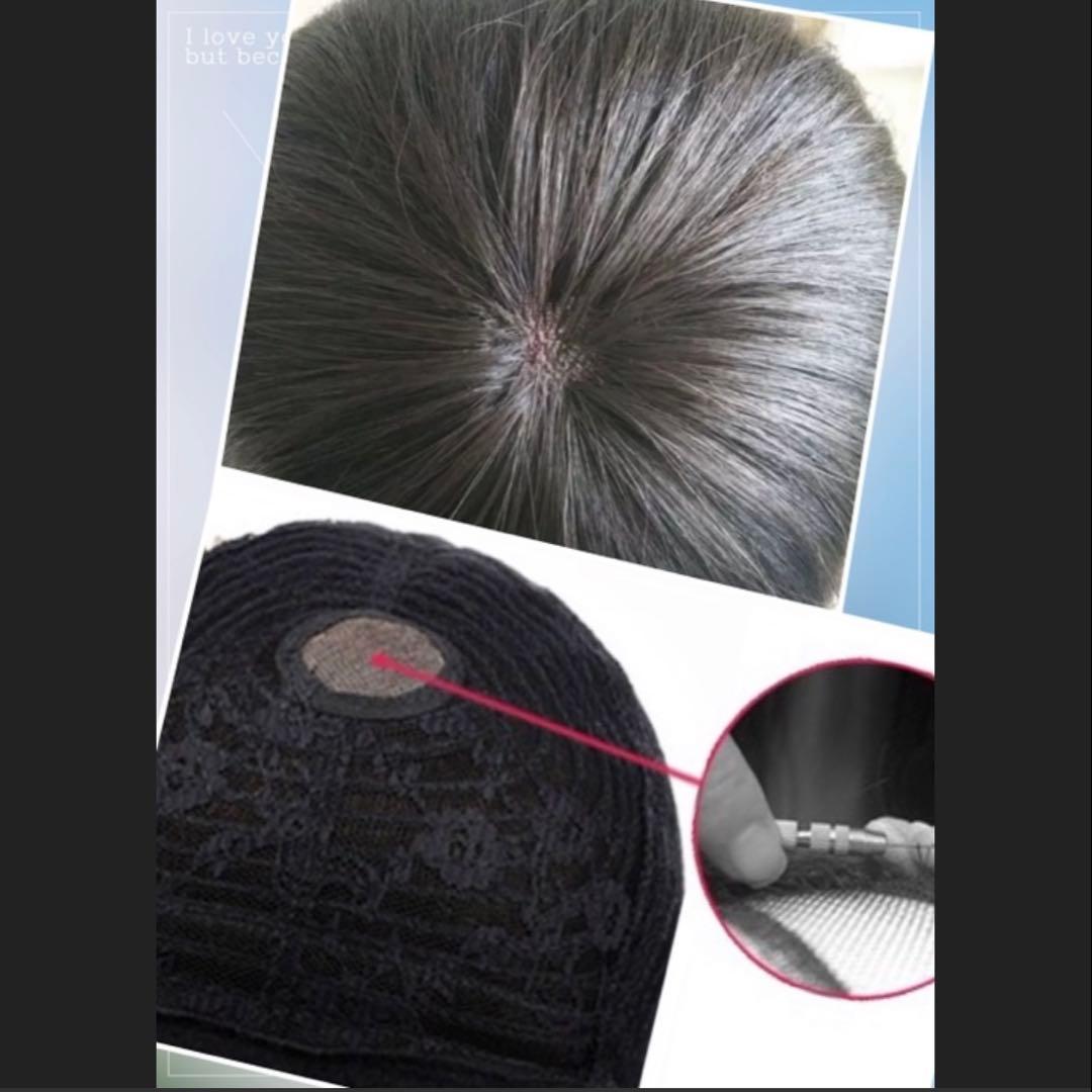 人毛100% ウェーブがかわいい ボブ かつら・ウィッグZ86