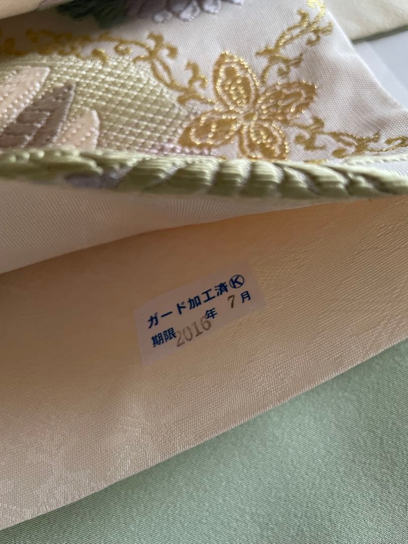 【美品】西陣 丸勇風雅 花紋 六通袋帯440cm 31cm