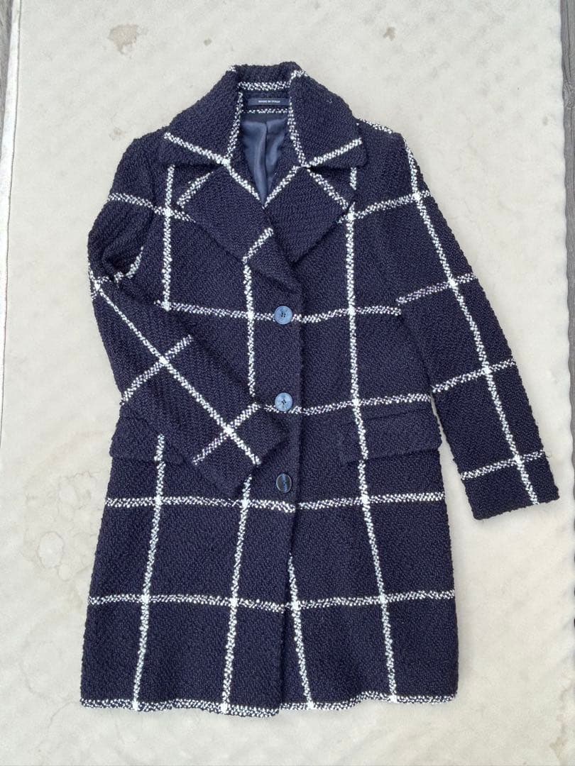 TAGLIATORE ウインドウペン コート 42サイズ レディース