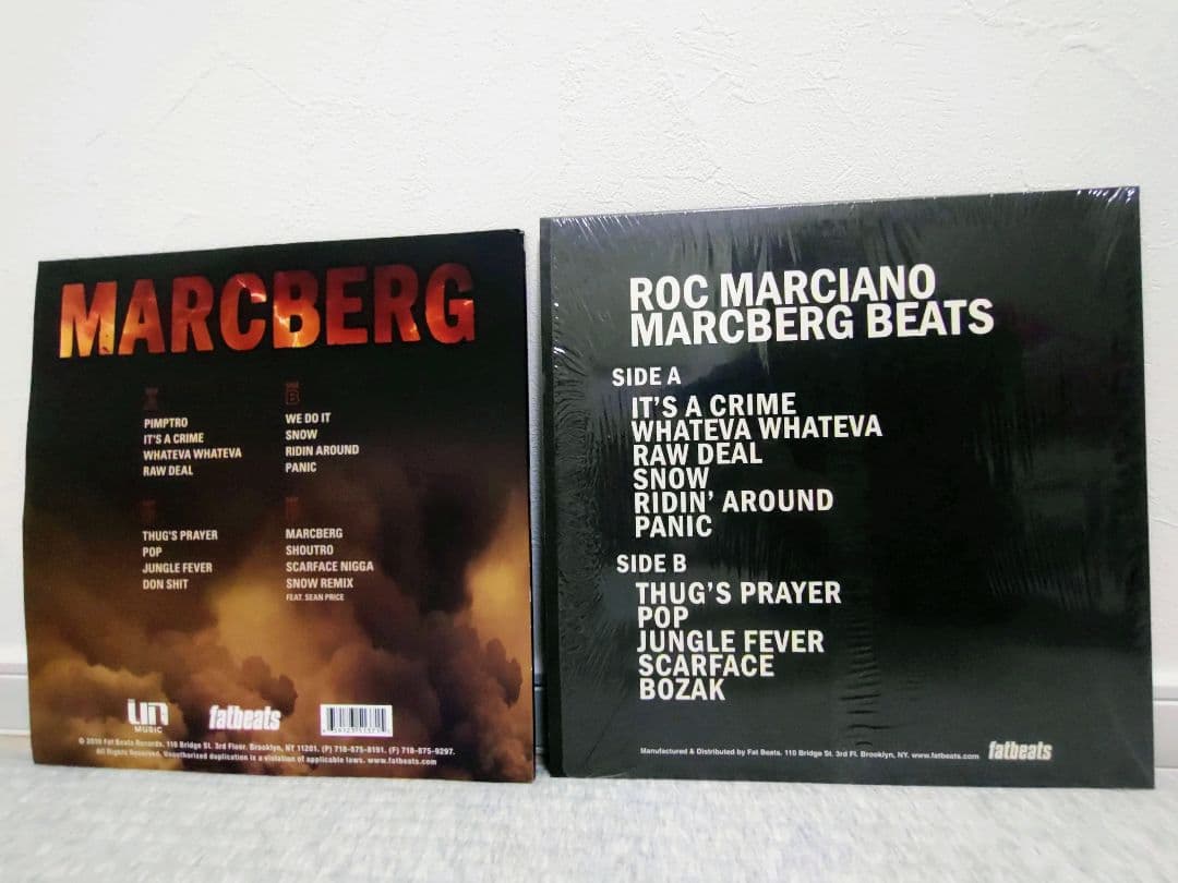 2枚セット　Roc Marciano Marcberg LP+インスト盤