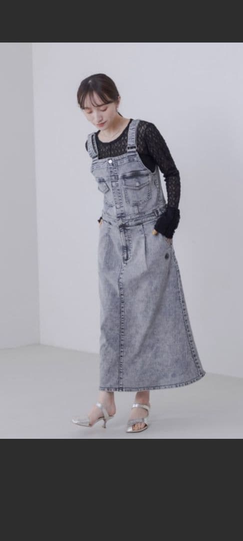 ★Eimee Law★デニムジャンパースカート