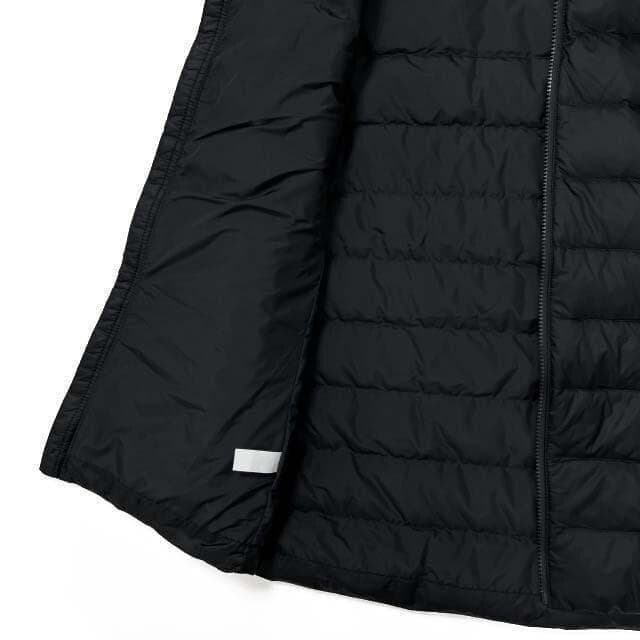 ノースフェイス ダウンベスト US限定 ロゴ刺繍(XXL)黒 190122