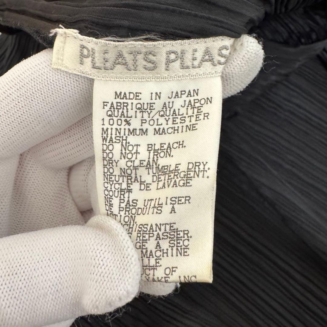 極美品✨PLEATS PLEASE ポンチョ　変形　ブラック　プリーツ