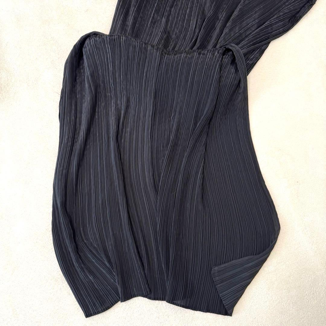 極美品✨PLEATS PLEASE ポンチョ　変形　ブラック　プリーツ