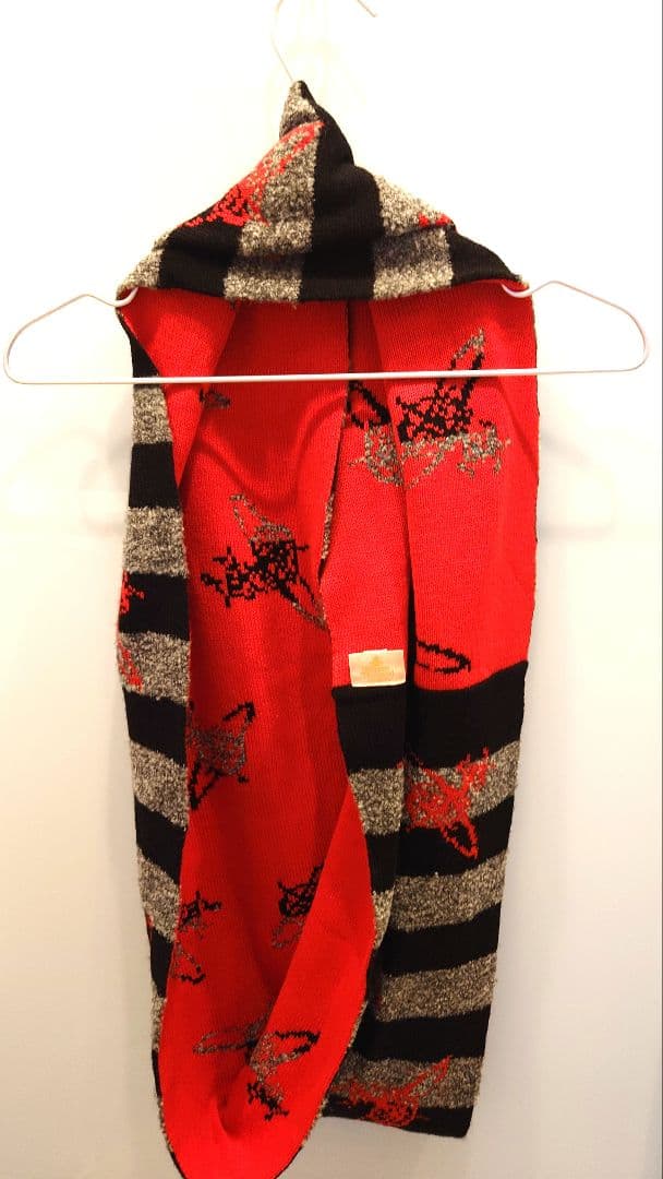 ミ*ん様 未使用 ヴィヴィアンウエストウッド スヌード リバーシブル