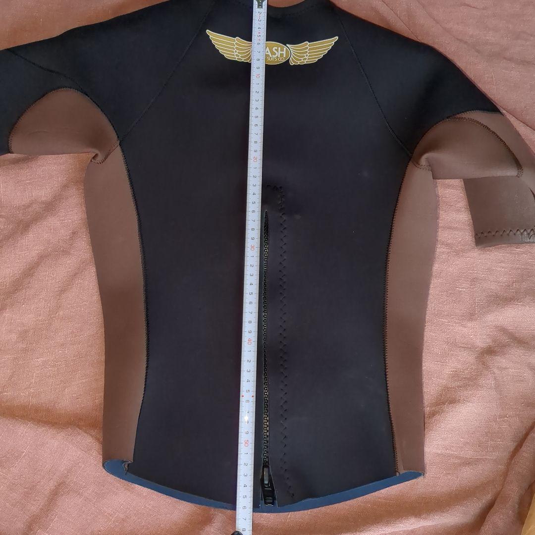 RASH 半袖タッパー ブラウン・ブラック既製L