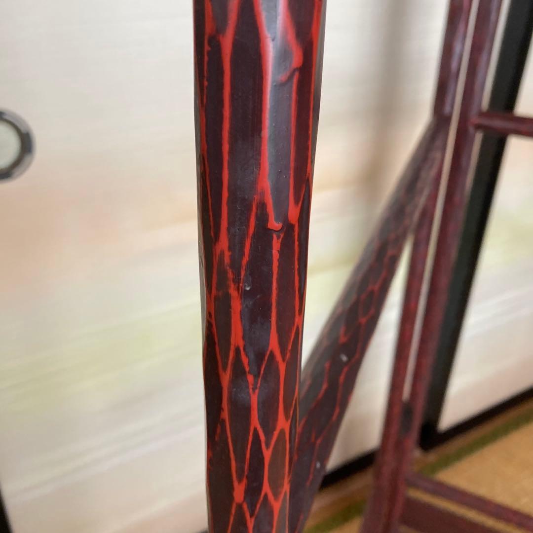 鎌倉彫 衣桁 衣紋掛け 着物掛け・洋服掛け レトロ家具 和風インテリア