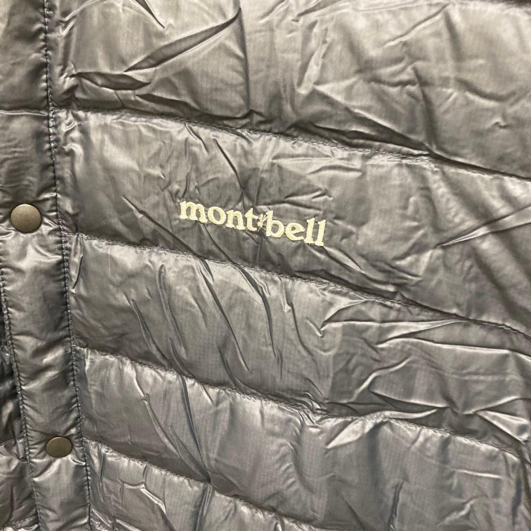 montbell 半袖ダウン　ブラックMサイズ　収納袋付き