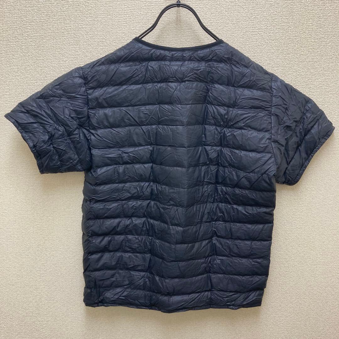 montbell 半袖ダウン　ブラックMサイズ　収納袋付き