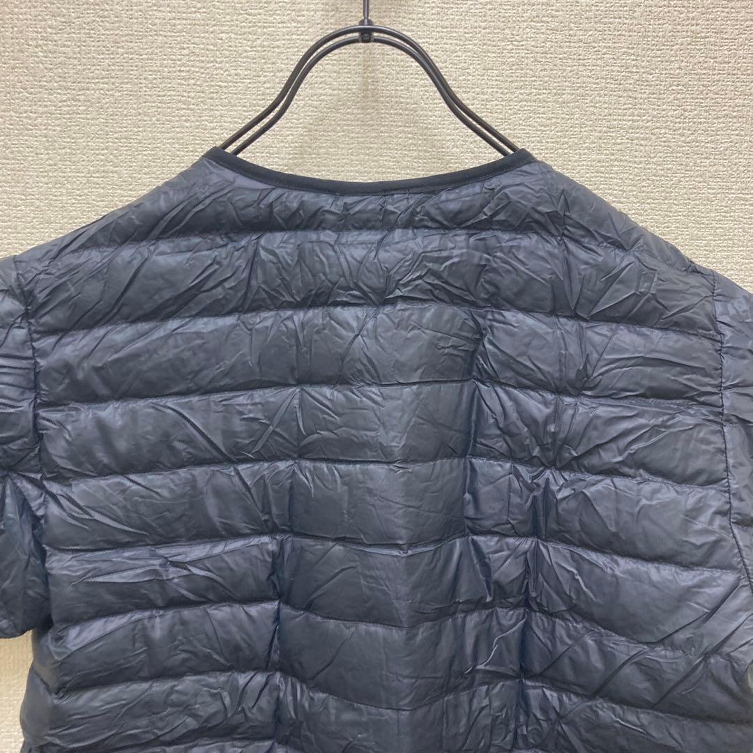 montbell 半袖ダウン　ブラックMサイズ　収納袋付き