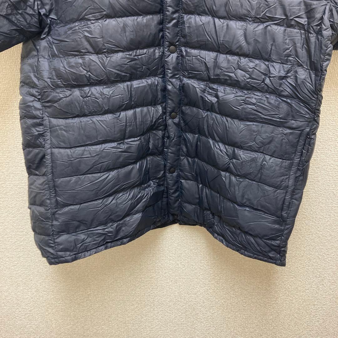 montbell 半袖ダウン　ブラックMサイズ　収納袋付き