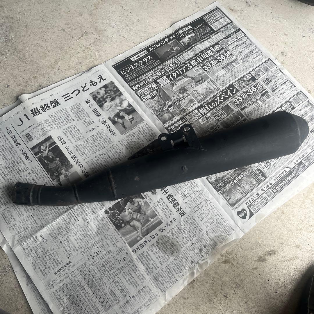 250tr 純正マフラー、純正ミラー