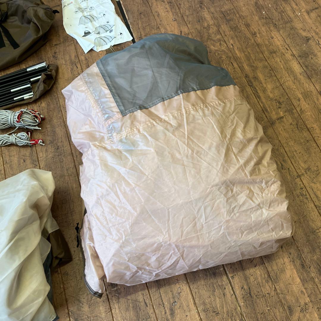 北山狼 BISINNA キャンプテント トンネルテント 4～6人用 二重層