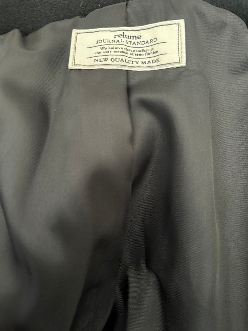 ピュアラムロングコクーンコート