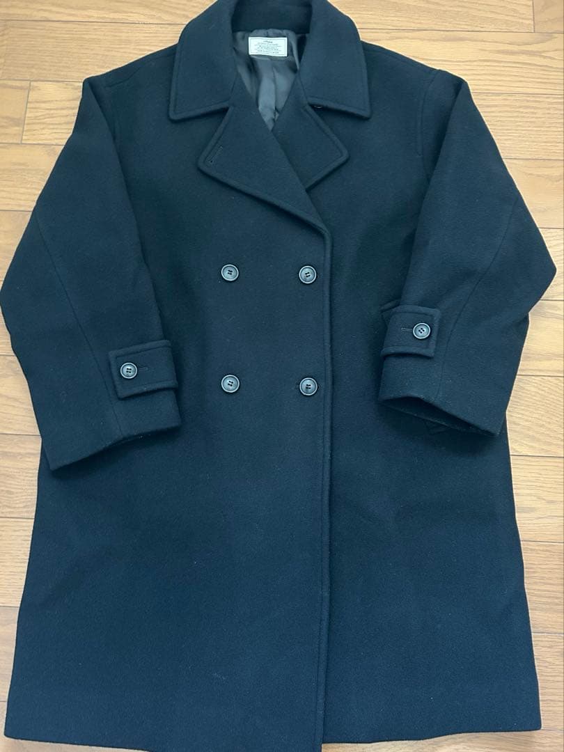 ピュアラムロングコクーンコート