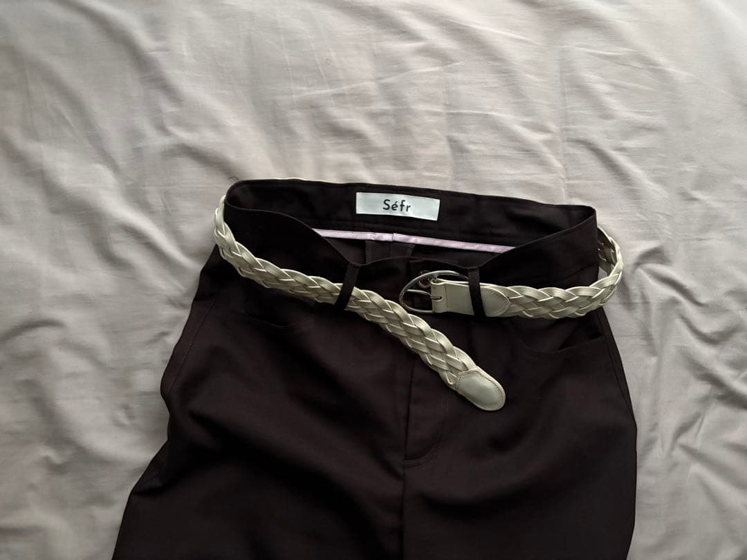 Séfr Jiro Trouser 25aw S ブラウン