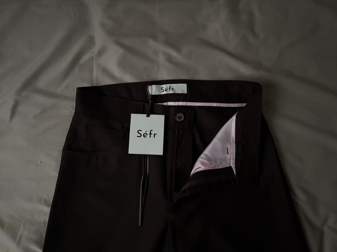Séfr Jiro Trouser 25aw S ブラウン