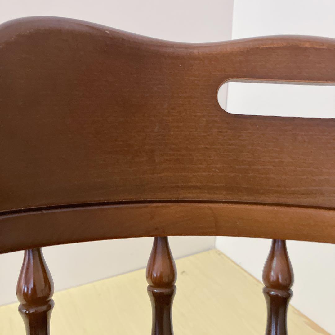 飛騨産業　キツツキマーク　木製　キャプテンチェア　ウィンザーチェア　②