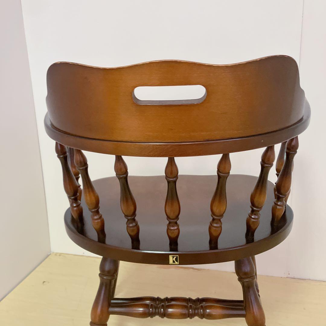 飛騨産業　キツツキマーク　木製　キャプテンチェア　ウィンザーチェア　②