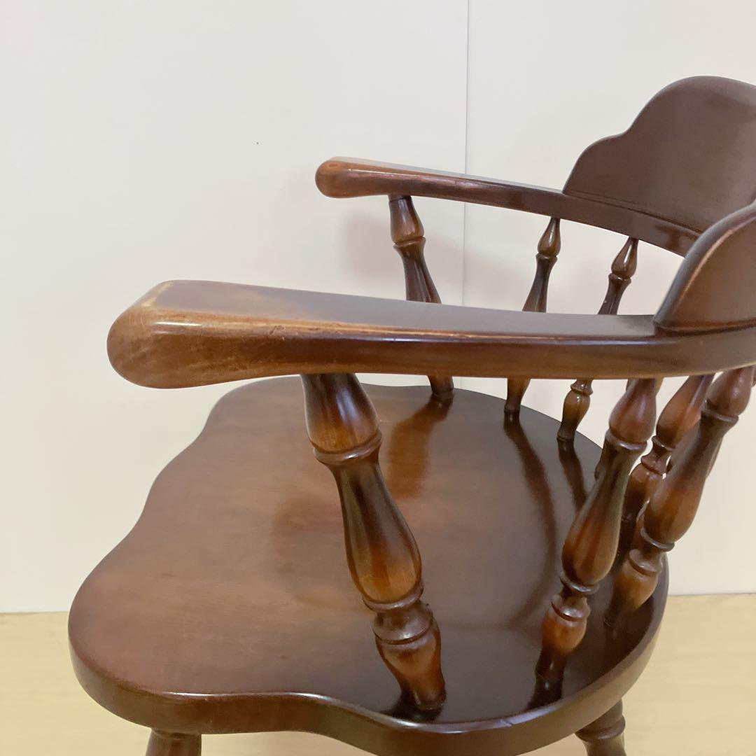 飛騨産業　キツツキマーク　木製　キャプテンチェア　ウィンザーチェア　②