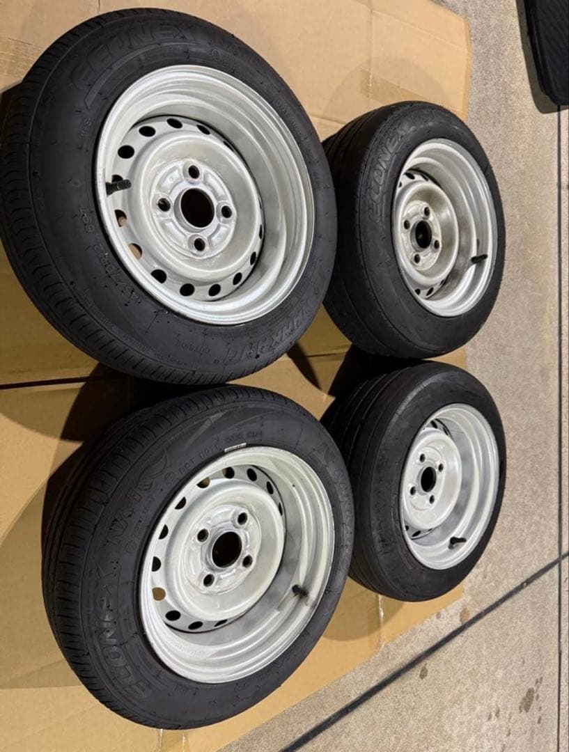 鉄チン　鉄チン加工　ホイール　てっちん加工　引き取り4.3