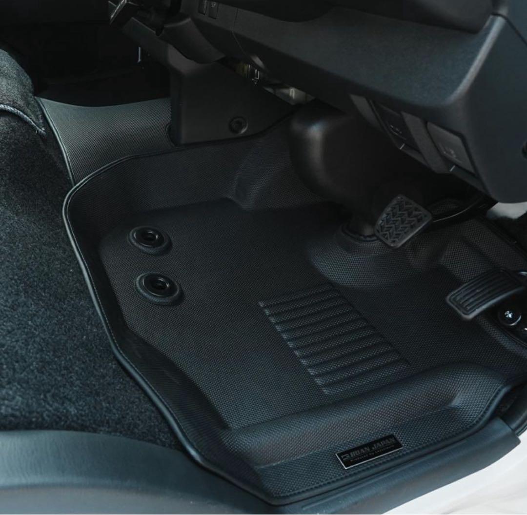 BUAN JAPAN プレミアムラバーマット フロント3pcs ハイエースワイド