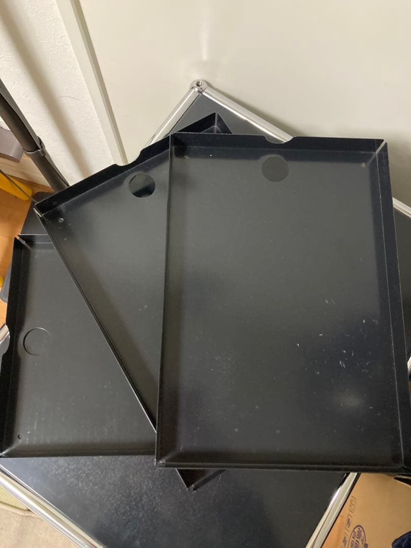 値下げ！スイスUSM社のモジュラー収納システムシリーズ　美品ブラックのワゴン