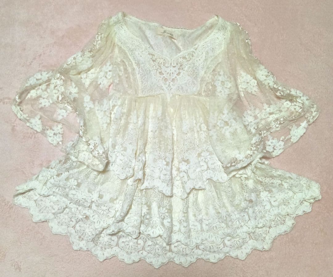 極希少　 スナイデル レース チュニック Y2K　森ガール フェアリーコア 平成