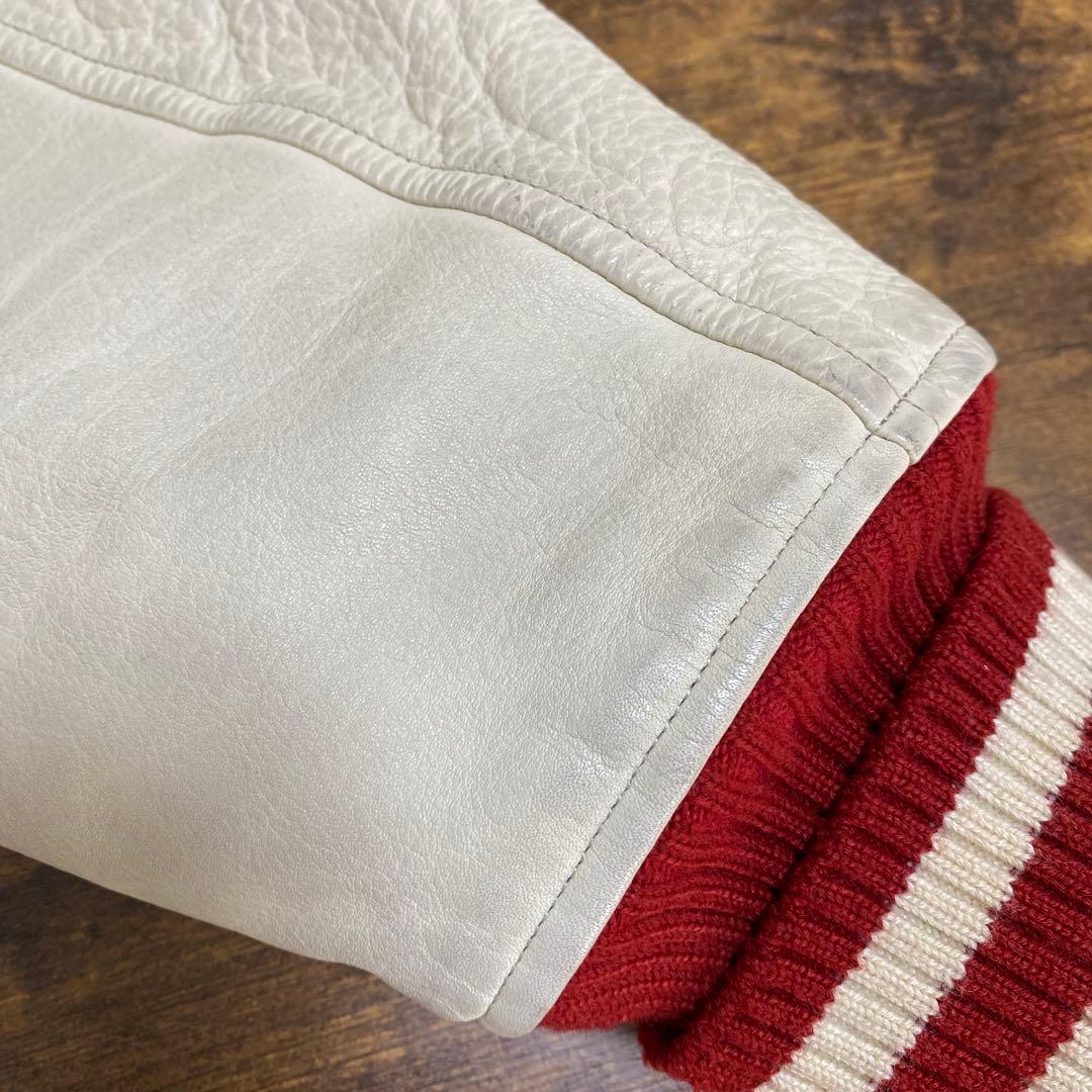 【日本製】『Karl Helmut』ヴィンテージ スタジャン　動物ワッペン　M