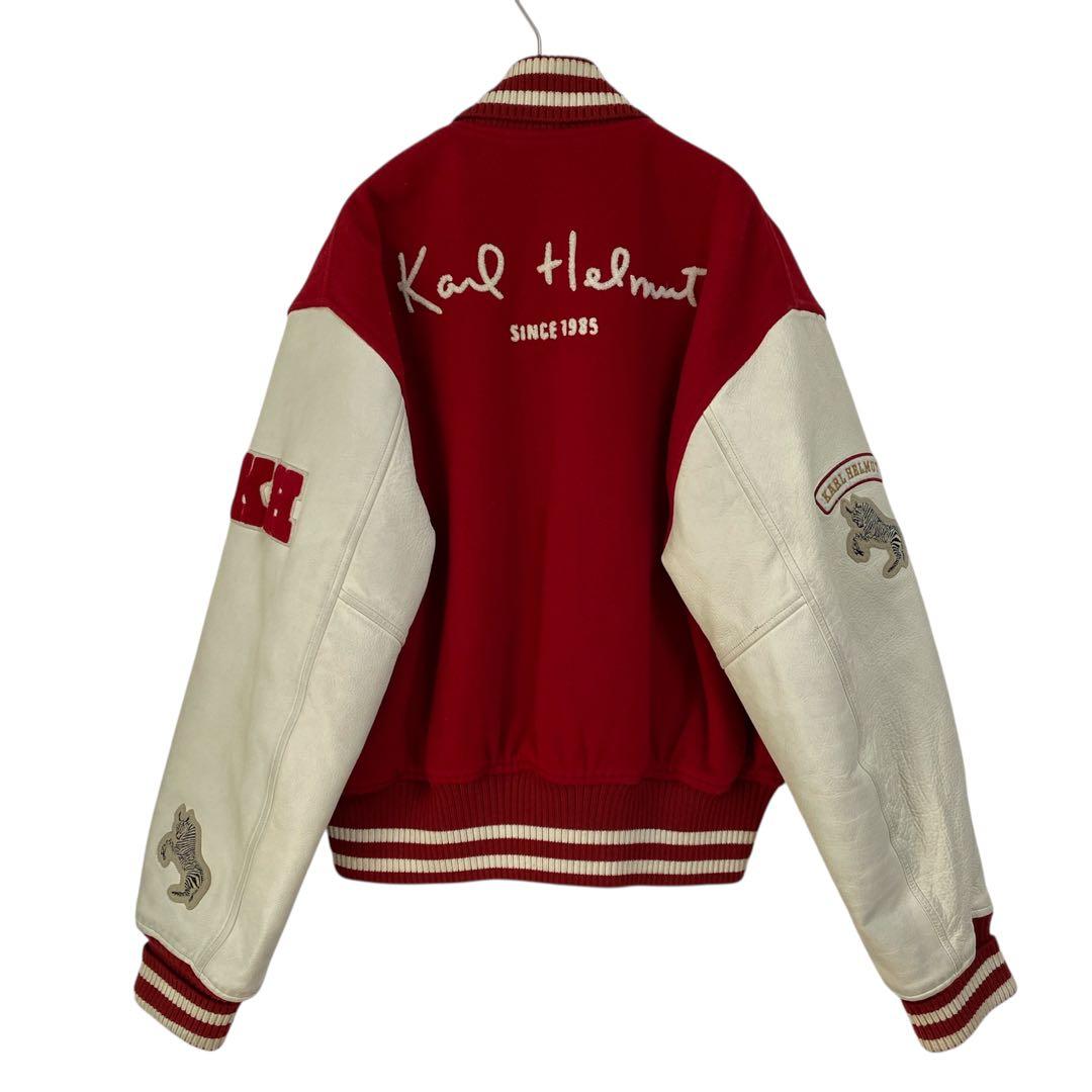 【日本製】『Karl Helmut』ヴィンテージ スタジャン　動物ワッペン　M