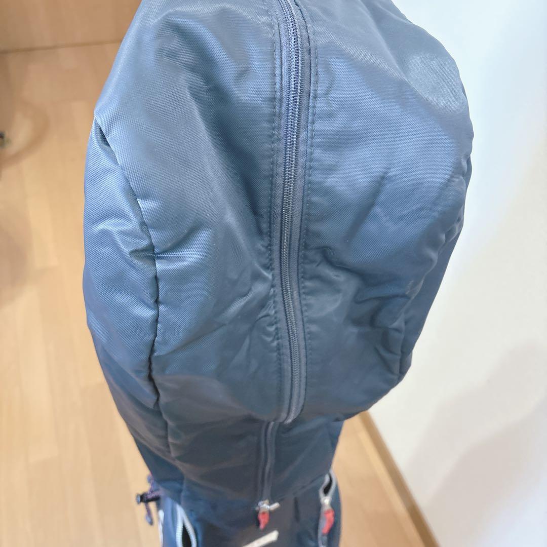 K441 美品onoff オノフ ナイロンツイル ネイビー キャディバッグ