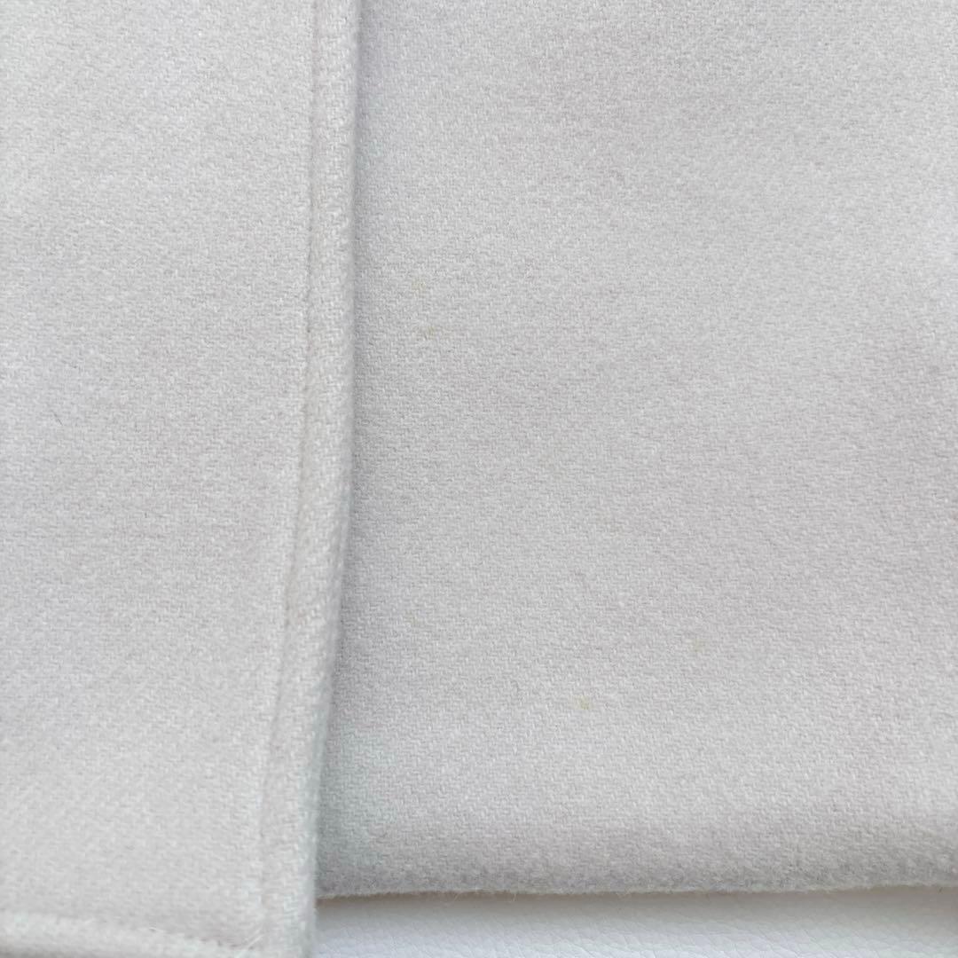 DOUBLE STANDARD ダウン付きメルトンウールコート ファー 36