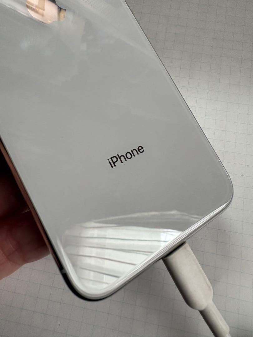 iPhoneX 64GB シルバー SIMロック解除済