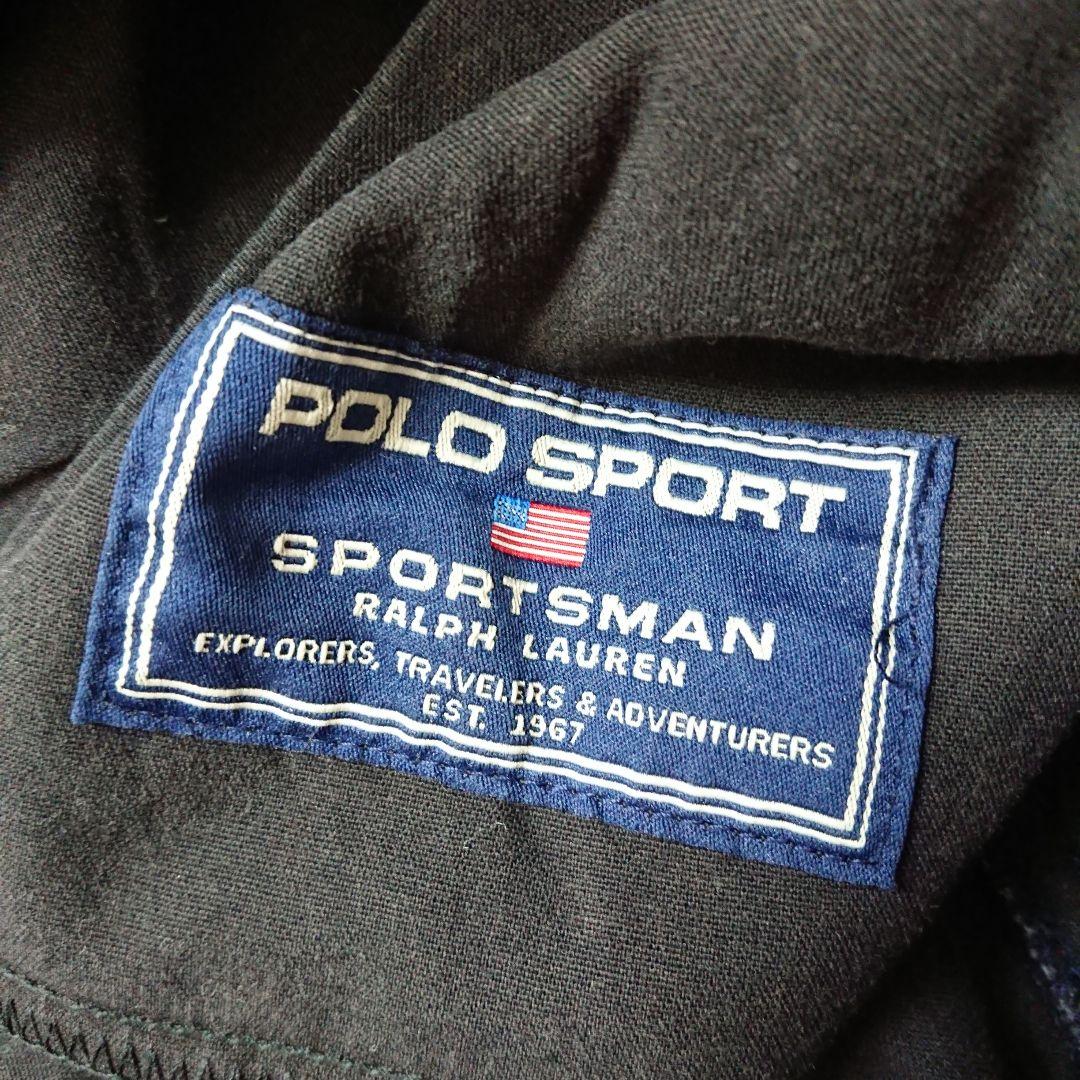 希少 USA製 ポロスポーツ ラルフローレン 中綿 ナイロン パンツ ナイガイ