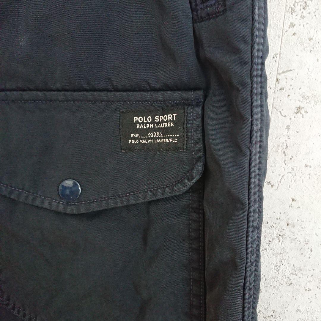 希少 USA製 ポロスポーツ ラルフローレン 中綿 ナイロン パンツ ナイガイ