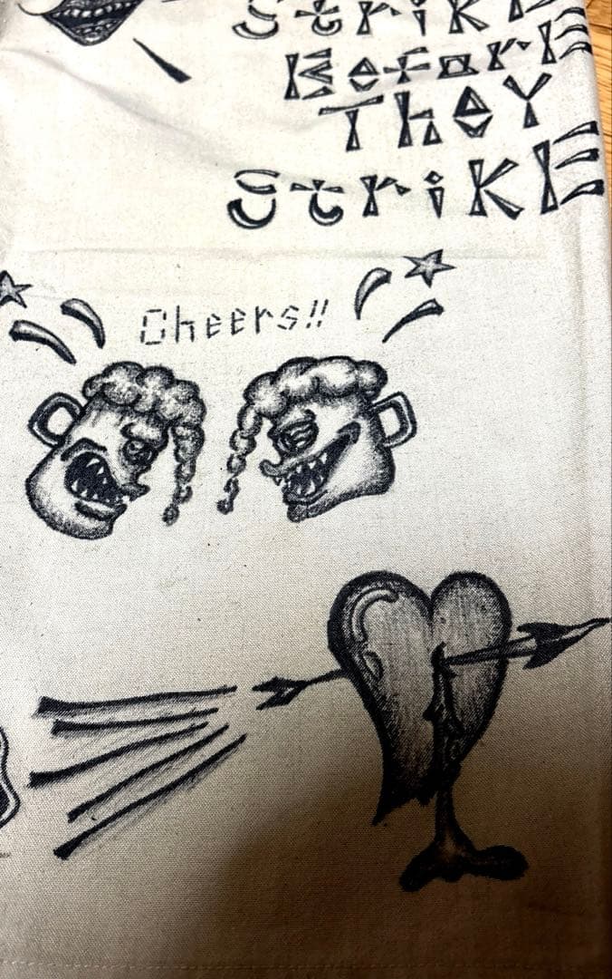 古着 ペイントパンツ メモリアルパンツ ワーク チノパン