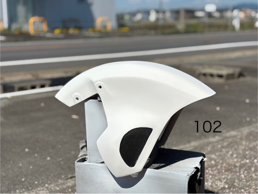 zrx zrx-Ⅱ エアロシャーク(一体型)104白サフ　7月31日まで限定割引