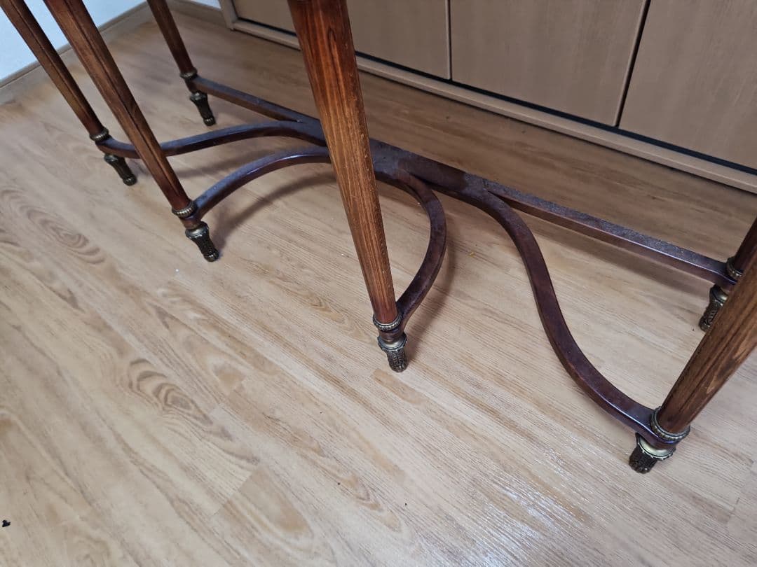 ◼️◼️◼️スペイン製、鋳物使用、高級コンソールテーブル、50万、検索マリネール