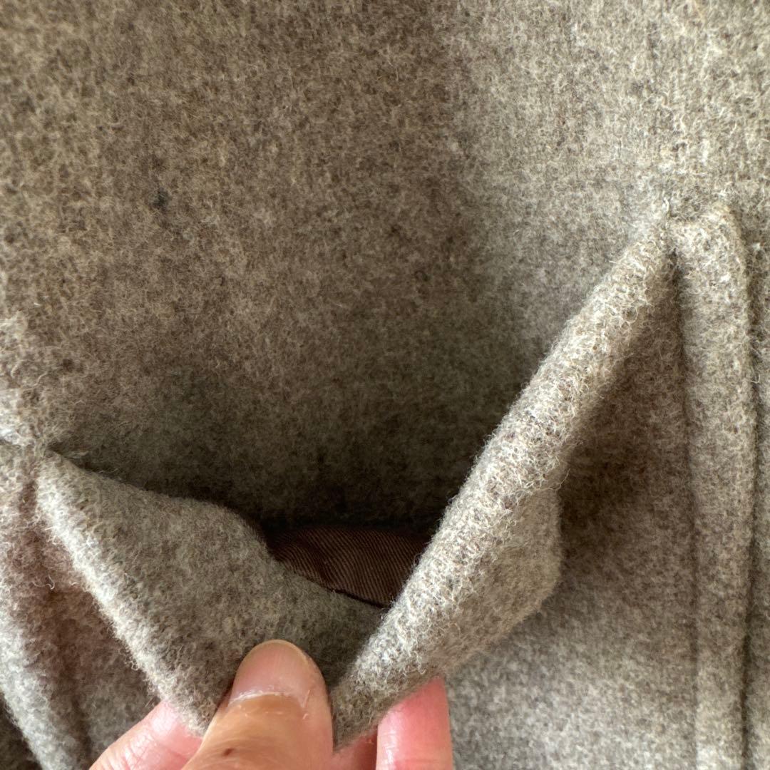 DANTON(ダントン) ウールモッサライトパイルノーカラージャケット38美品