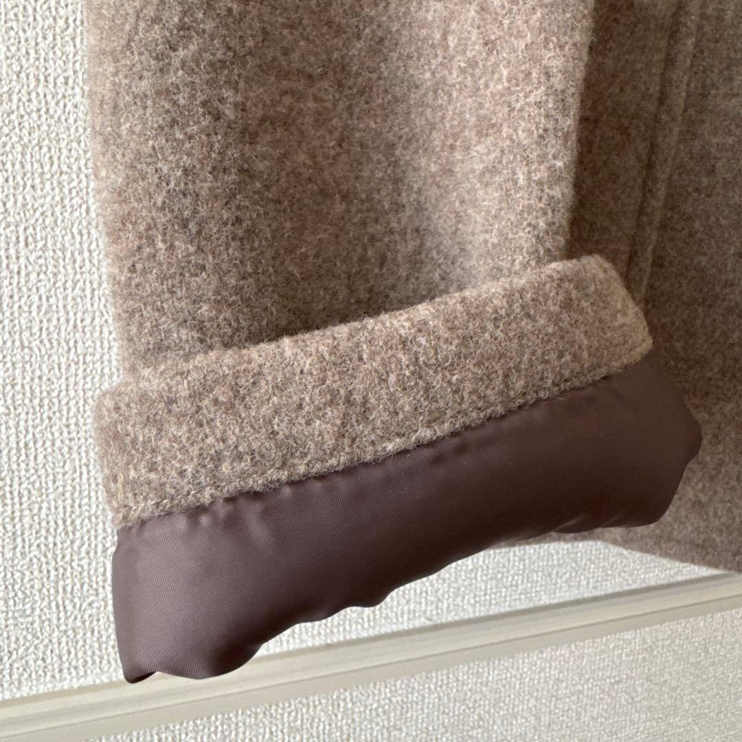 DANTON(ダントン) ウールモッサライトパイルノーカラージャケット38美品