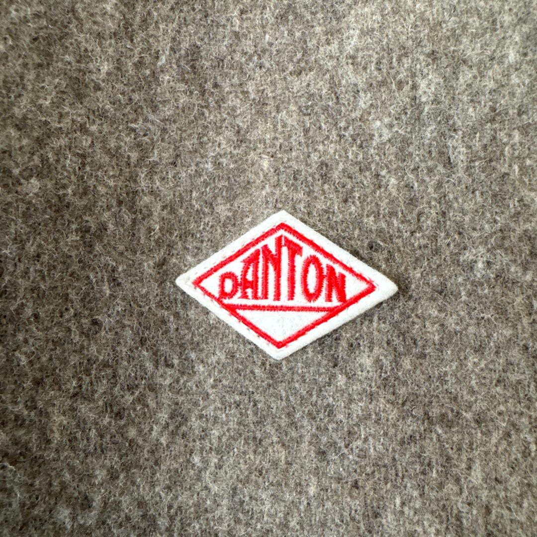 DANTON(ダントン) ウールモッサライトパイルノーカラージャケット38美品