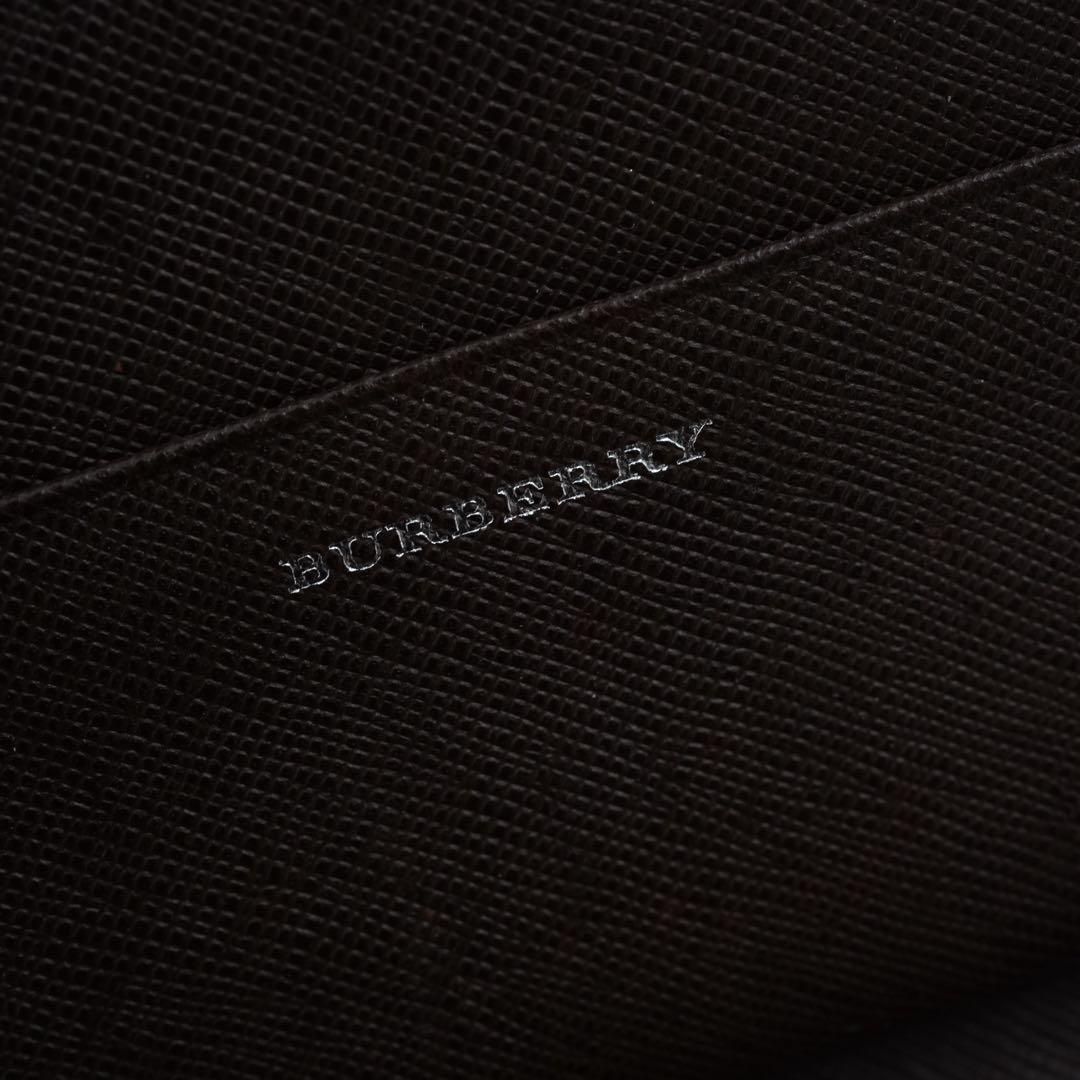 極美品　BURBERRY LONDON 三つ折り財布　ノバチェック　ブラウン