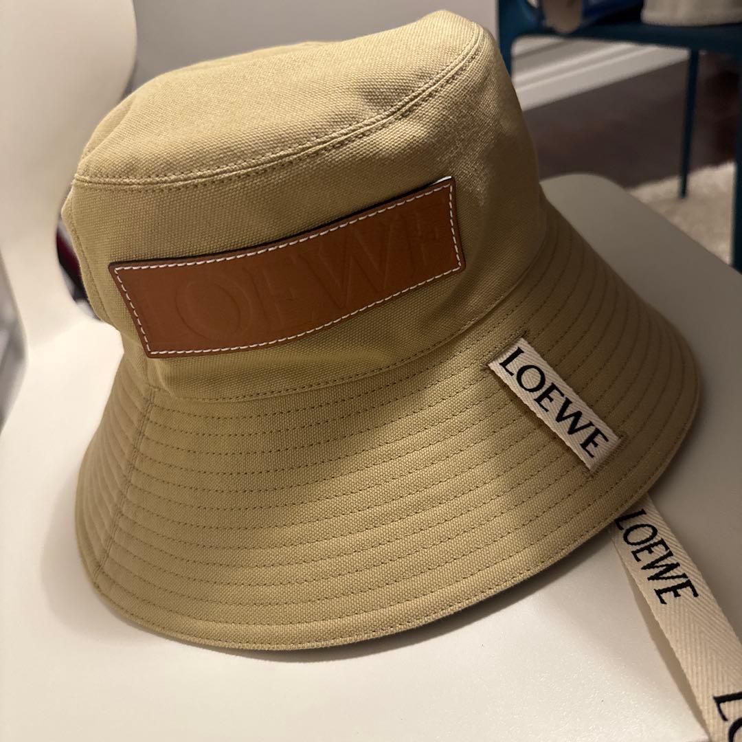 ロエベ　フィッシャーマンハット　キャンバス