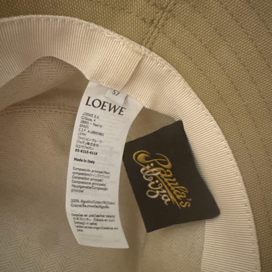ロエベ　フィッシャーマンハット　キャンバス